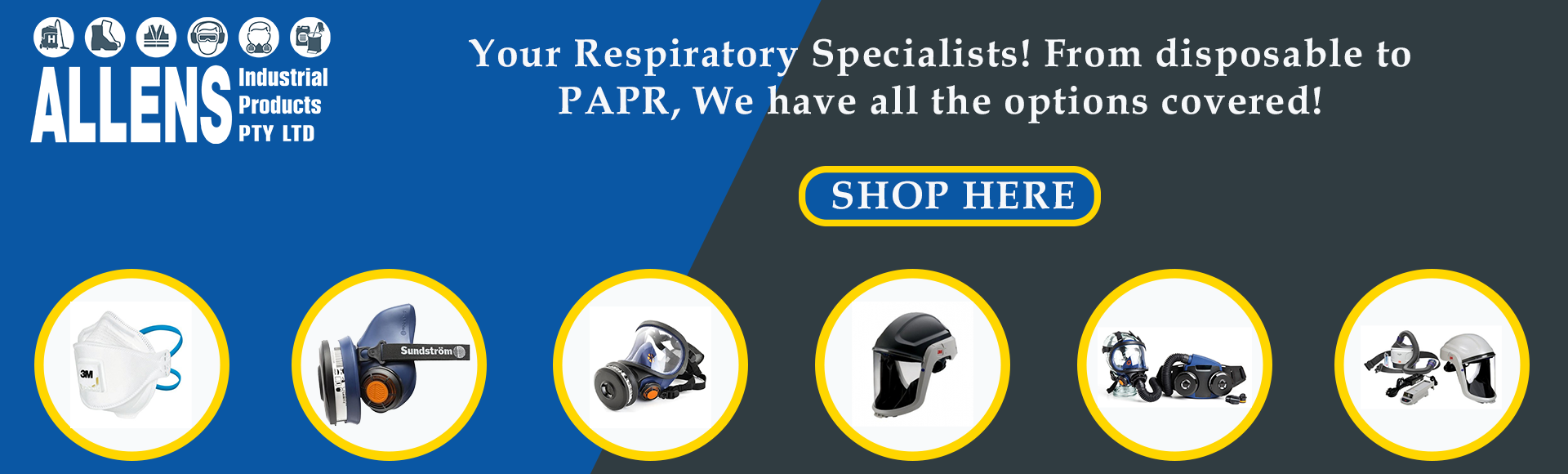 Allens Industrial Products the respirator specialists