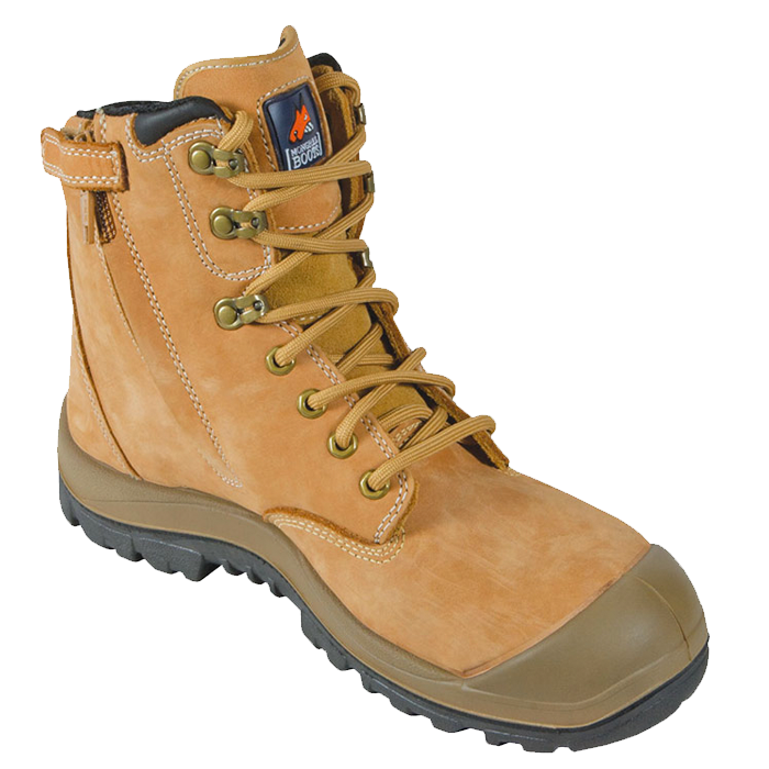 MONGREL 561050 - Zip Sided Safety Boot - Wheat.