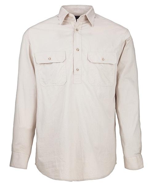 RITEMATE RM300CF - Long Sleeve Standard Weight C/F Pilbara Shirt ...