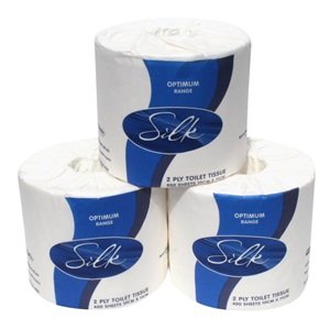 Silk Optimum 2ply 400sh Toilet Roll