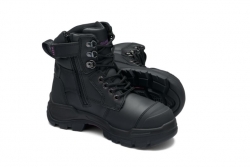 BLUNDSTONE 9961 - Womens RotoFlex Black 150mm Zip Sided Boot