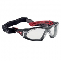 Bolle RUSH + SEAL Clear Safety Glasses