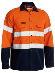 BISLEY BS8082T - L/S Standard Weight Vented HRC2 F/R Shirt
