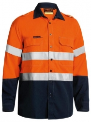 BISLEY BS8098T - L/S Standard Weight Vented HRC1 F/R Shirt