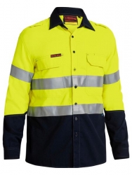 BISLEY BS8098T - L/S Standard Weight Vented HRC1 F/R Shirt