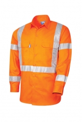 TRU WORKWEAR DS1166T5 - NSW Rail Long Sleeve Taped Shirt