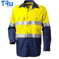 TRU WORKWEAR DS2166T1 - Long Sleeve Light Weight Vented Drill Shirt