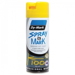 DYMARK 40013505 - Yellow Spray & Mark 350g (Inverted Spray)
