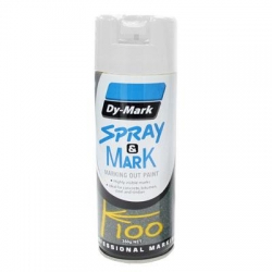 DYMARK 40013511 - White Spray & Mark 350g (Inverted Spray)