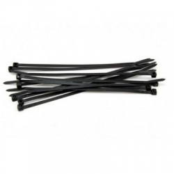 Cable Zip Tie Black - 300mm x 5mm. 100 ties p/pk.