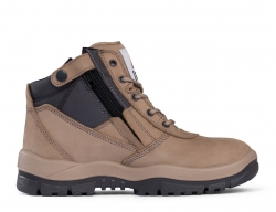 MONGREL 261060 - Zip Sided Safety Boot - Stone.