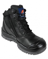 MONGREL 461020 - Zip Sided Safety Boot - Black.
