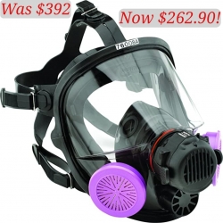 North/Honeywell 760008AA Full Face Respirator - M/L. - Click for more info