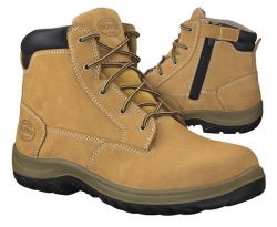 OLIVER 34-662 - Zip Sided Safety Boot - Wheat.