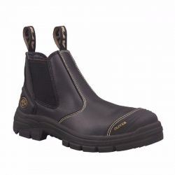OLIVER 55-320 - Elastic Sided Safety Boot with Scuff Cap - Black.