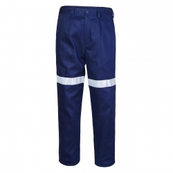 RITEMATE RM1002R - Standard Weight Cotton Drill Trousers with Reflect
