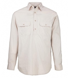 RITEMATE RM200CF - Long Sleeve Standard Weight C/F Pilbara Shirt