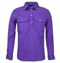 RITEMATE RM400CF - Long Sleeve Standard Weight C/F Pilbara Shirt