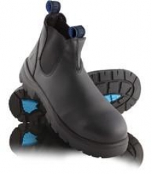 STEEL BLUE 312101 - Elastic Sided Safety Boot - Black.