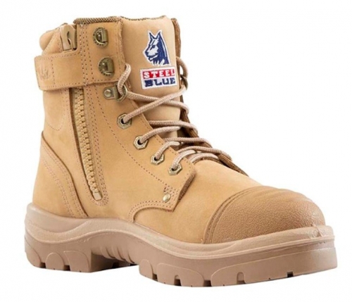 STEEL BLUE 312652 - Argyle Zip Sided Safety Boot with Scuff Cap - Sand.