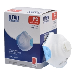 STEELDRILL 600622 - Titan P2 Valved Respirator (10 Pack)