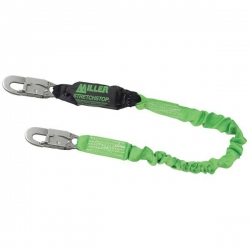 MILLER STRETCHSTOP - 2m Stretch Lanyard with compact energy absorber & 19mm hook