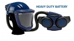 SUNDSTROM SR500 Fan unit with heavy duty battery & SR580 Face Helmet