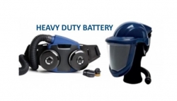 SUNDSTROM SR700 - Fan Unit w Heavy Duty Battery & SR580 Face Shield