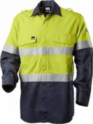 TRU WORKWEAR TS2590T1 - L/S Standard Weight HRC2 F/R Shirt