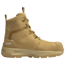 UVEX 65410 - Extra Wide Lace Up Safety Boot - Wheat