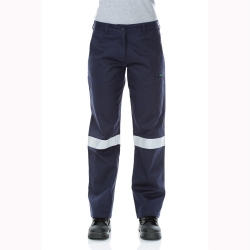WORKIT 1007T - Light Weight Cotton Drill Cargo Pants with Reflect